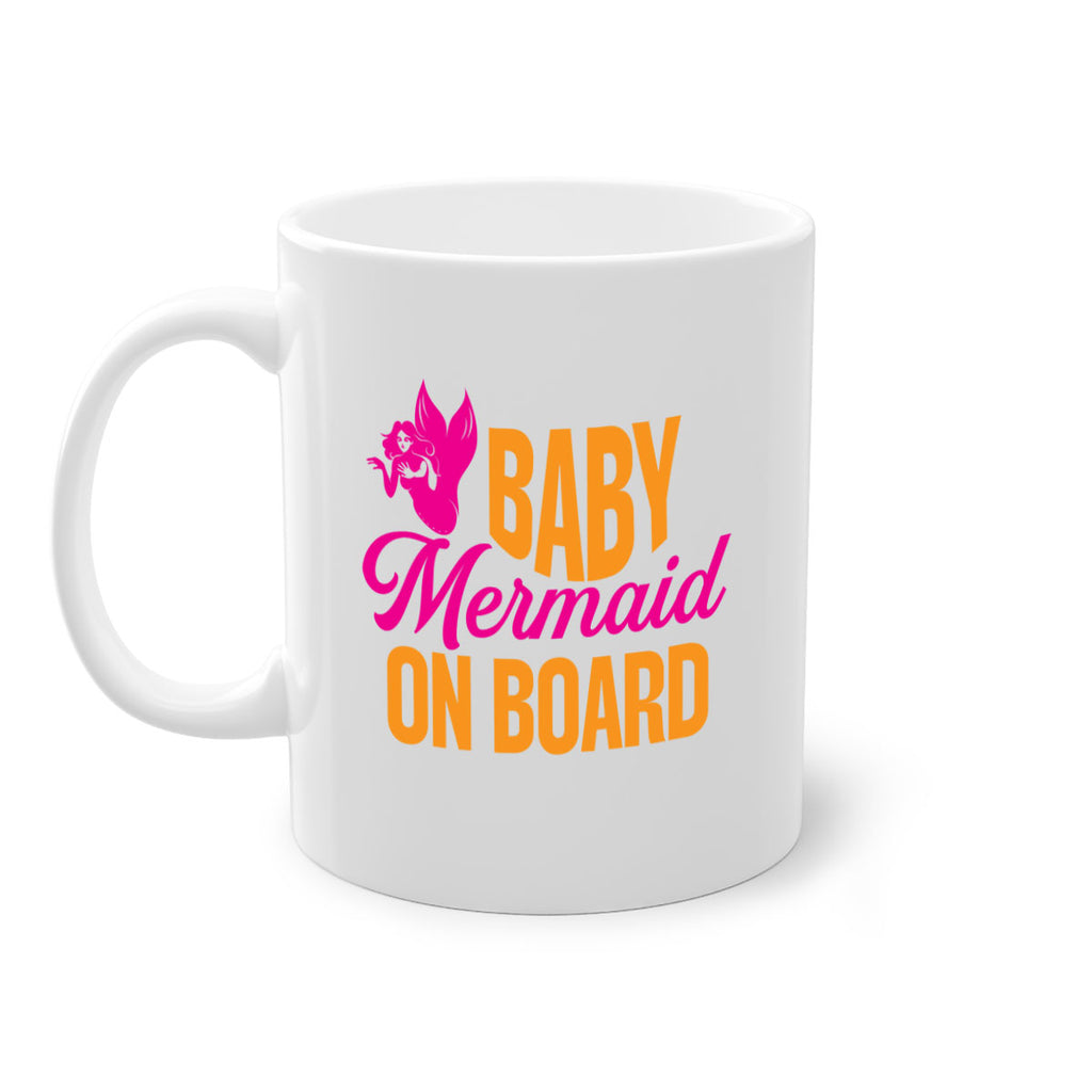 Baby Mermaid On Board 22#- mermaid-Mug / Coffee Cup