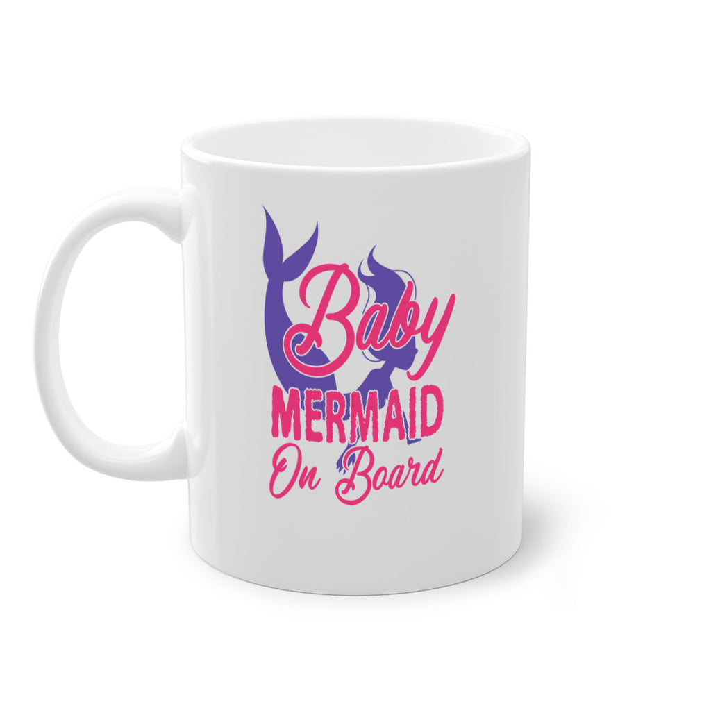 Baby Mermaid On Board 24#- mermaid-Mug / Coffee Cup