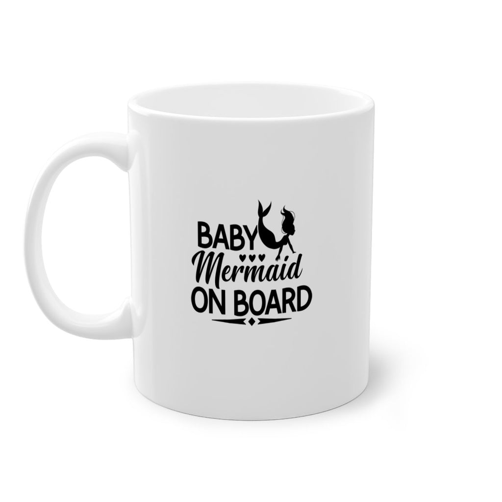 Baby Mermaid On Board 25#- mermaid-Mug / Coffee Cup