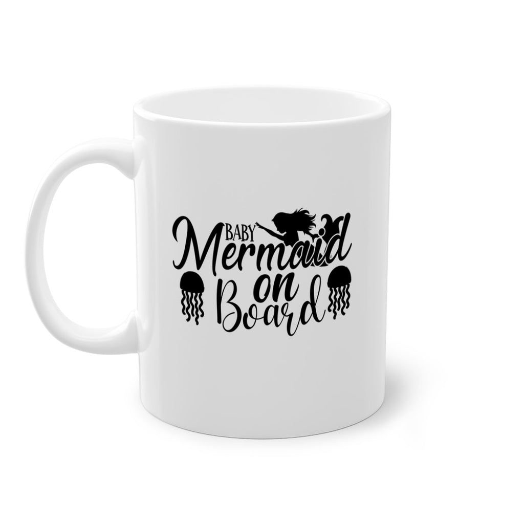 Baby Mermaid On Board 26#- mermaid-Mug / Coffee Cup