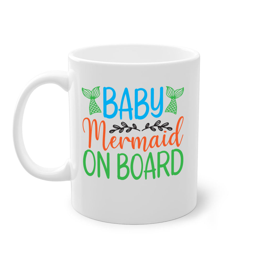 Baby Mermaid On Board 33#- mermaid-Mug / Coffee Cup