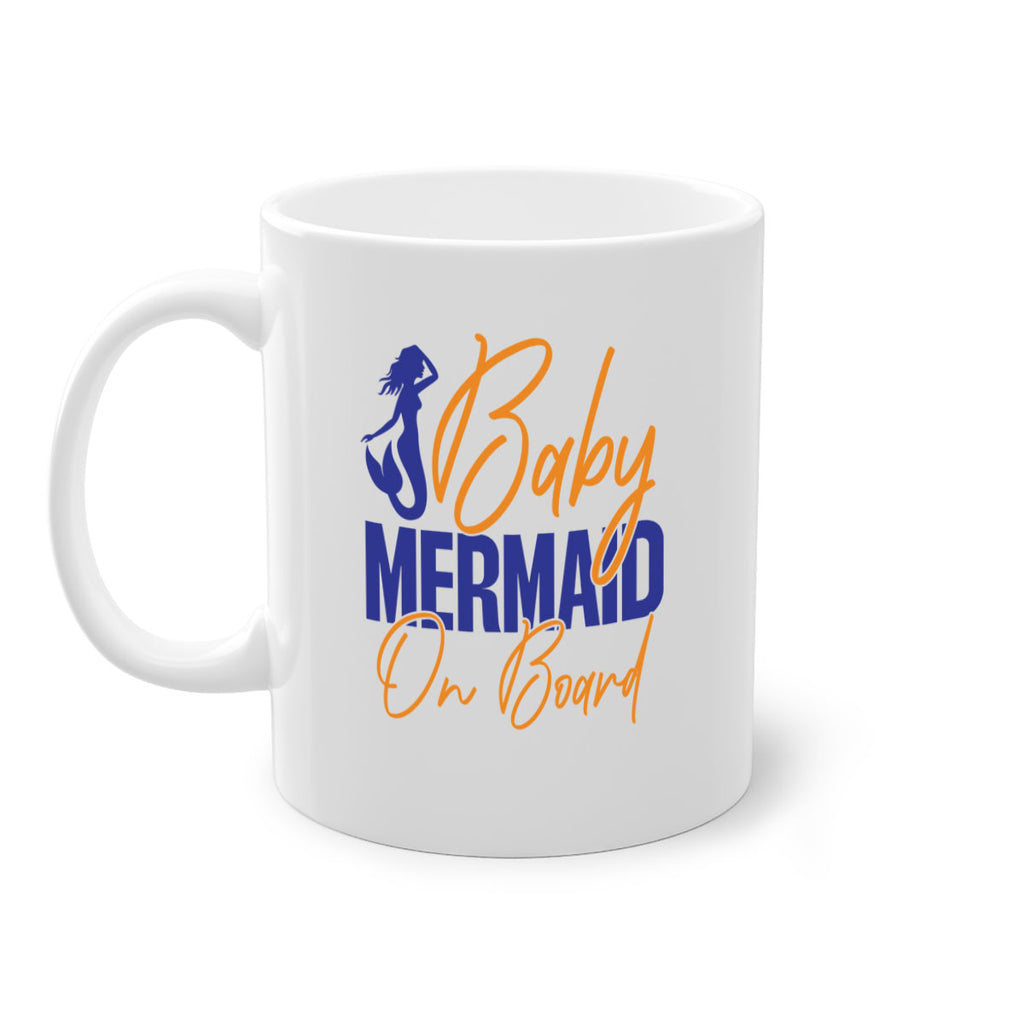 Baby Mermaid on Board 20#- mermaid-Mug / Coffee Cup