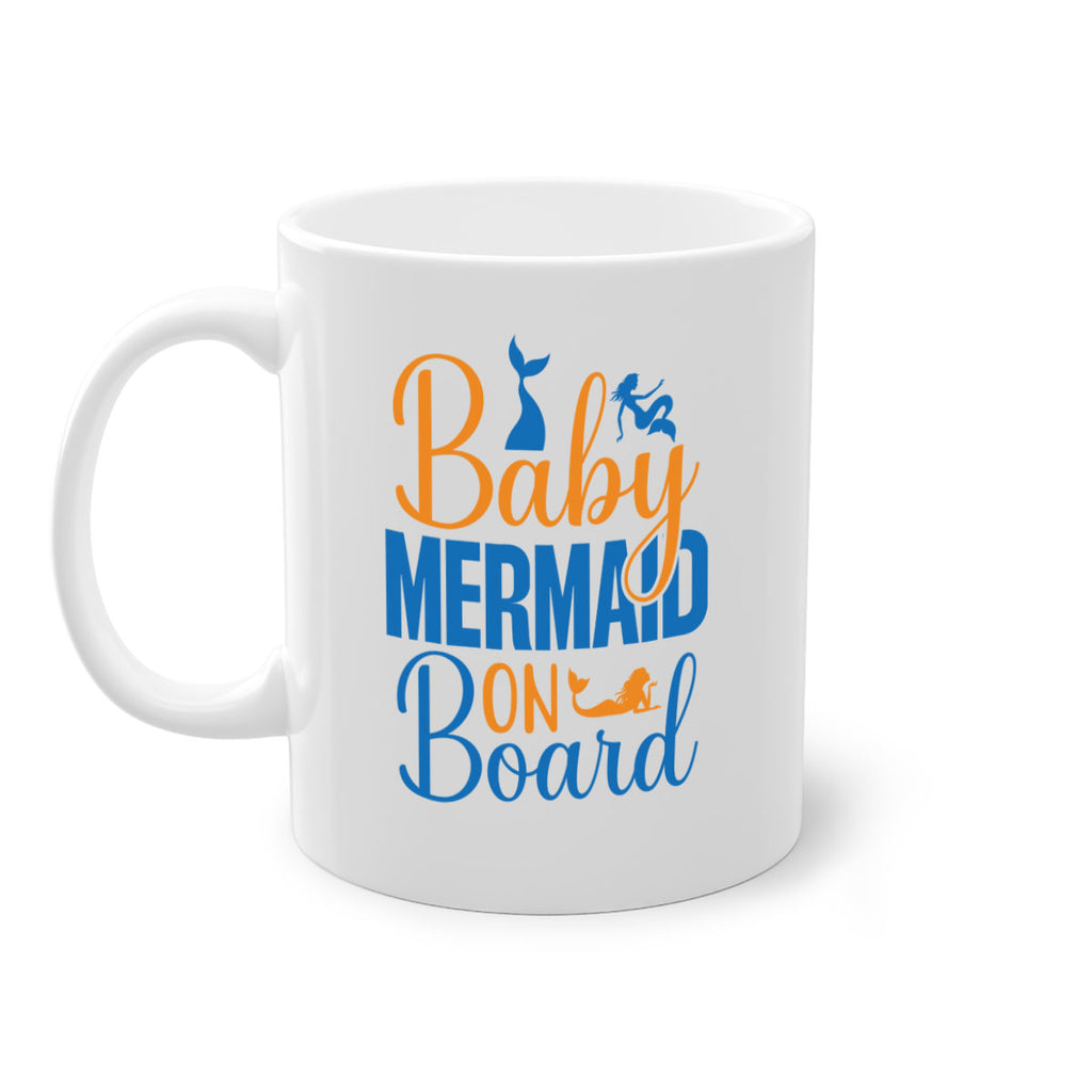 Baby Mermaid on Board 28#- mermaid-Mug / Coffee Cup