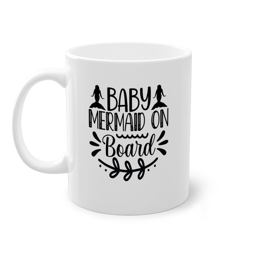 Baby mermaid on board 30#- mermaid-Mug / Coffee Cup