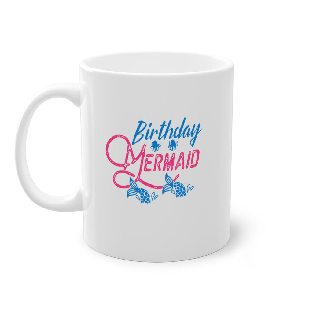 Birthday Mermaid 71#- mermaid-Mug / Coffee Cup