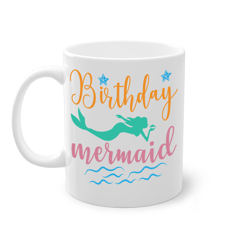 Birthday Mermaid Design 79#- mermaid-Mug / Coffee Cup