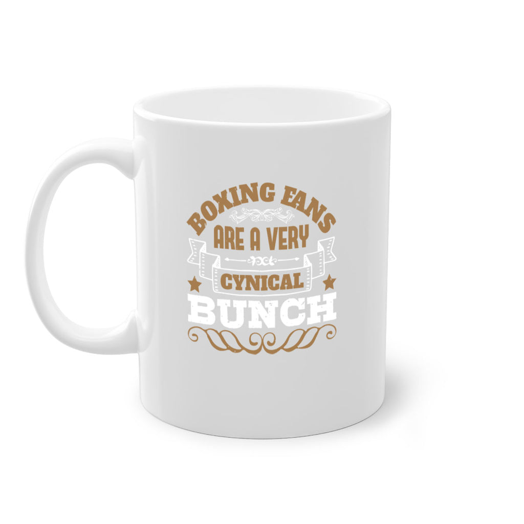 Boxing fans are a very cynical bunch 1723#- boxing-Mug / Coffee Cup