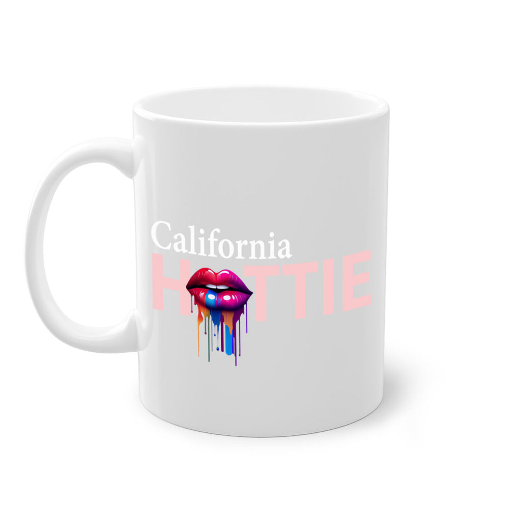 California Hottie with dripping lips 79#- Hottie Collection-Mug / Coffee Cup