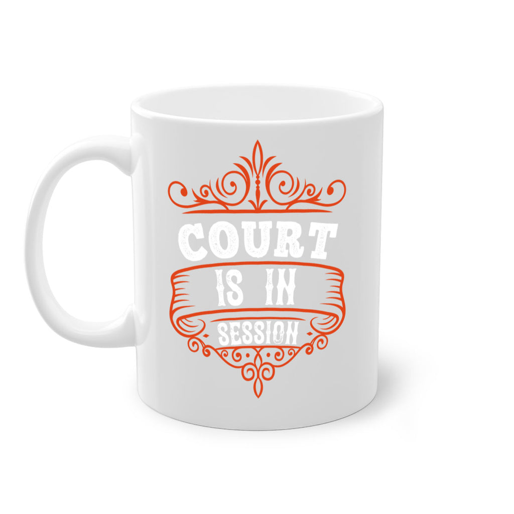 Court is in ball session 1570#- basketball-Mug / Coffee Cup