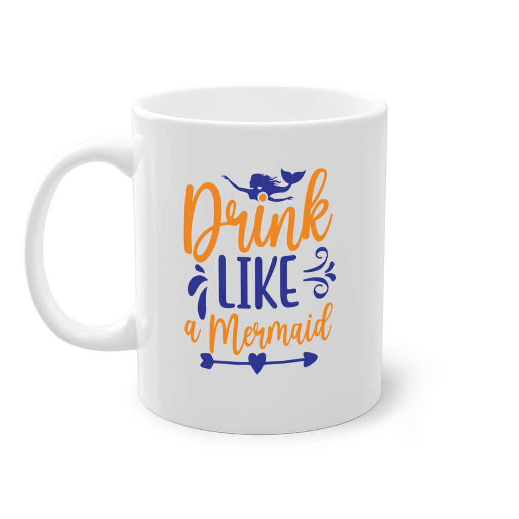 Drink Like a Mermaid 137#- mermaid-Mug / Coffee Cup