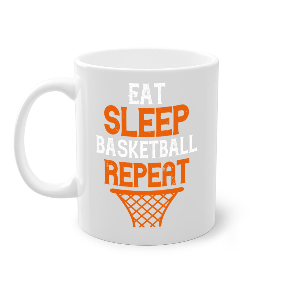 Eat more sleep basketball repeat 1321#- basketball-Mug / Coffee Cup