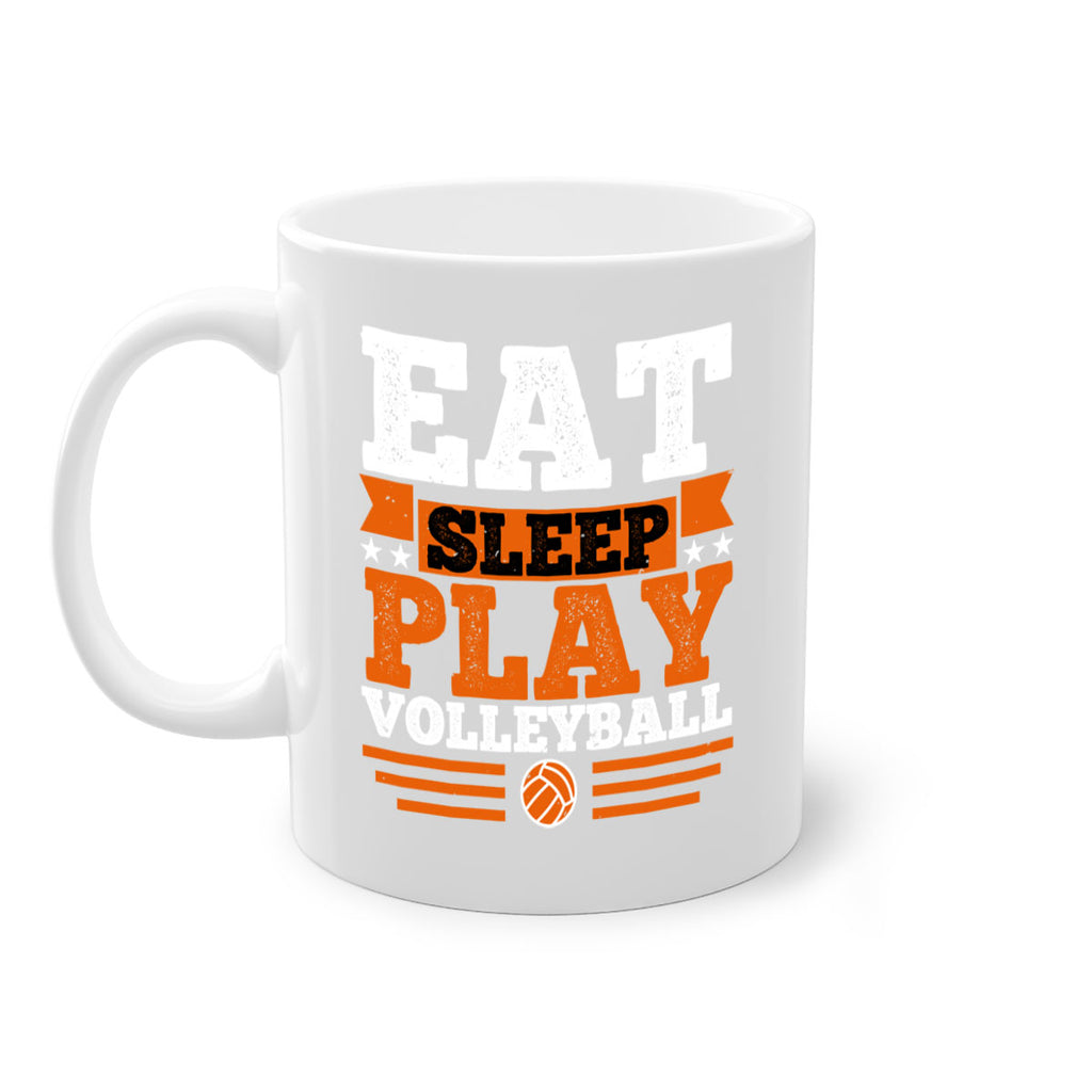 Eat sleep play volleyball 1287#- basketball-Mug / Coffee Cup