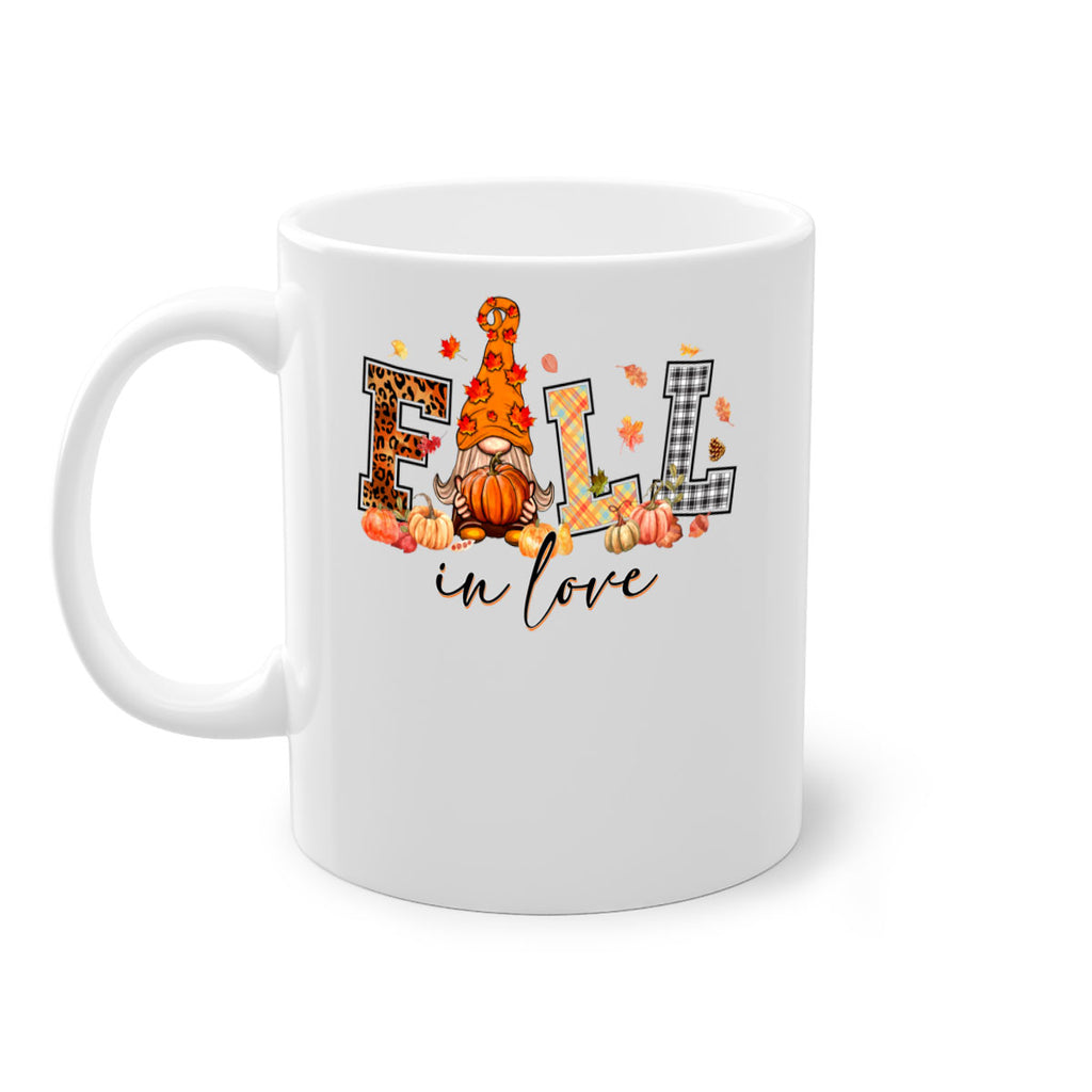 FALLinloveFallGnome 151#- fall-Mug / Coffee Cup