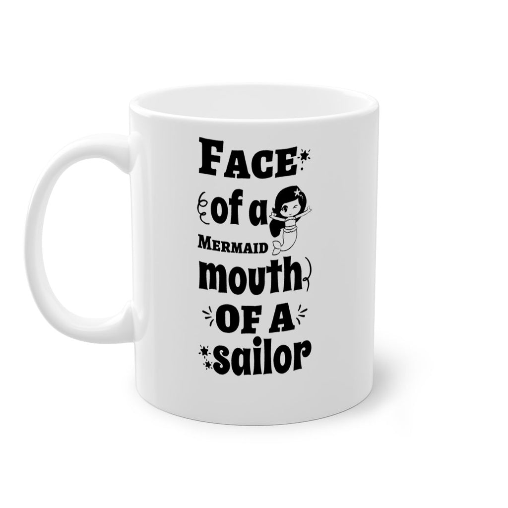 Face of a Mermaid mouth 164#- mermaid-Mug / Coffee Cup