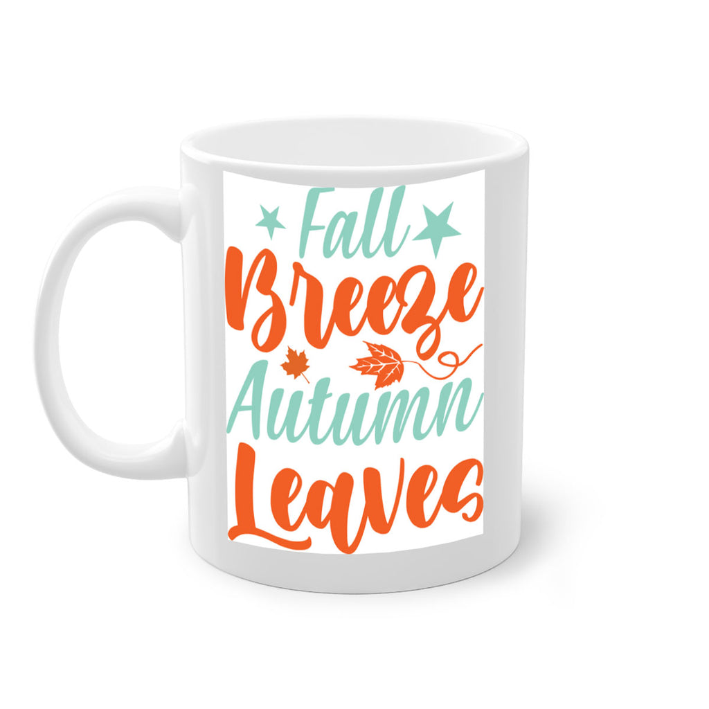 FallBreezeAutumnLeaves 147#- fall-Mug / Coffee Cup