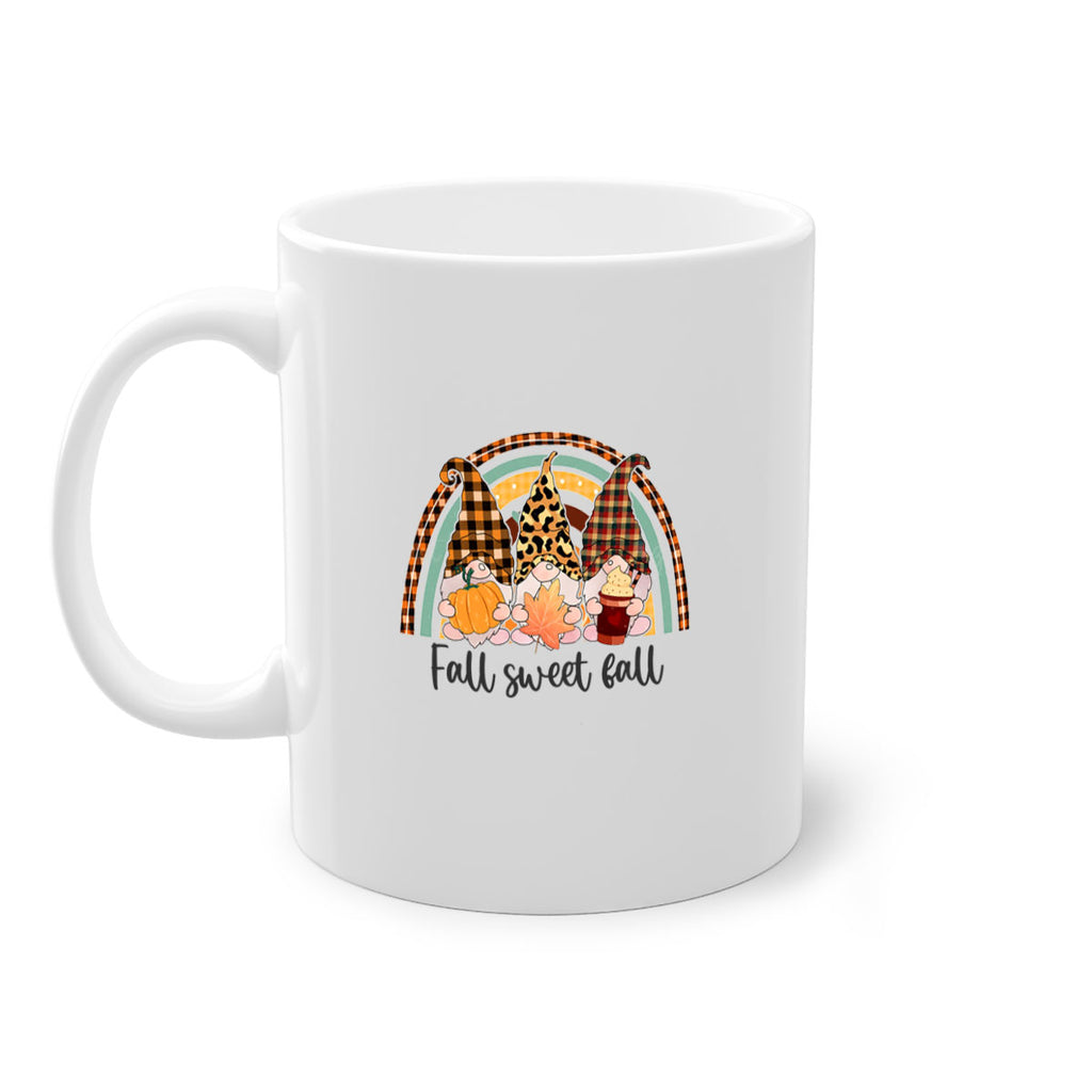 FallSweetFallGnomeRainbow 162#- fall-Mug / Coffee Cup