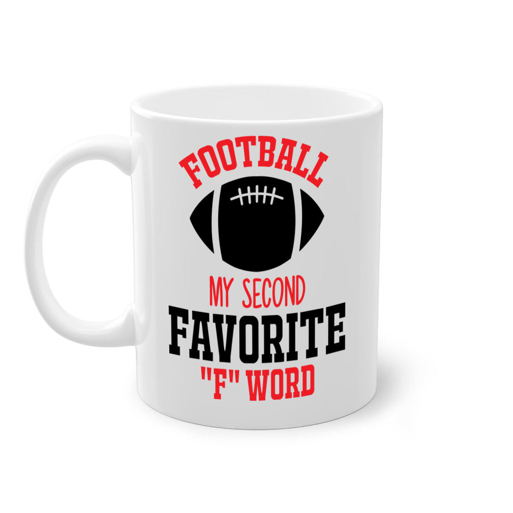 Football my second favorite F word 1234#- football-Mug / Coffee Cup