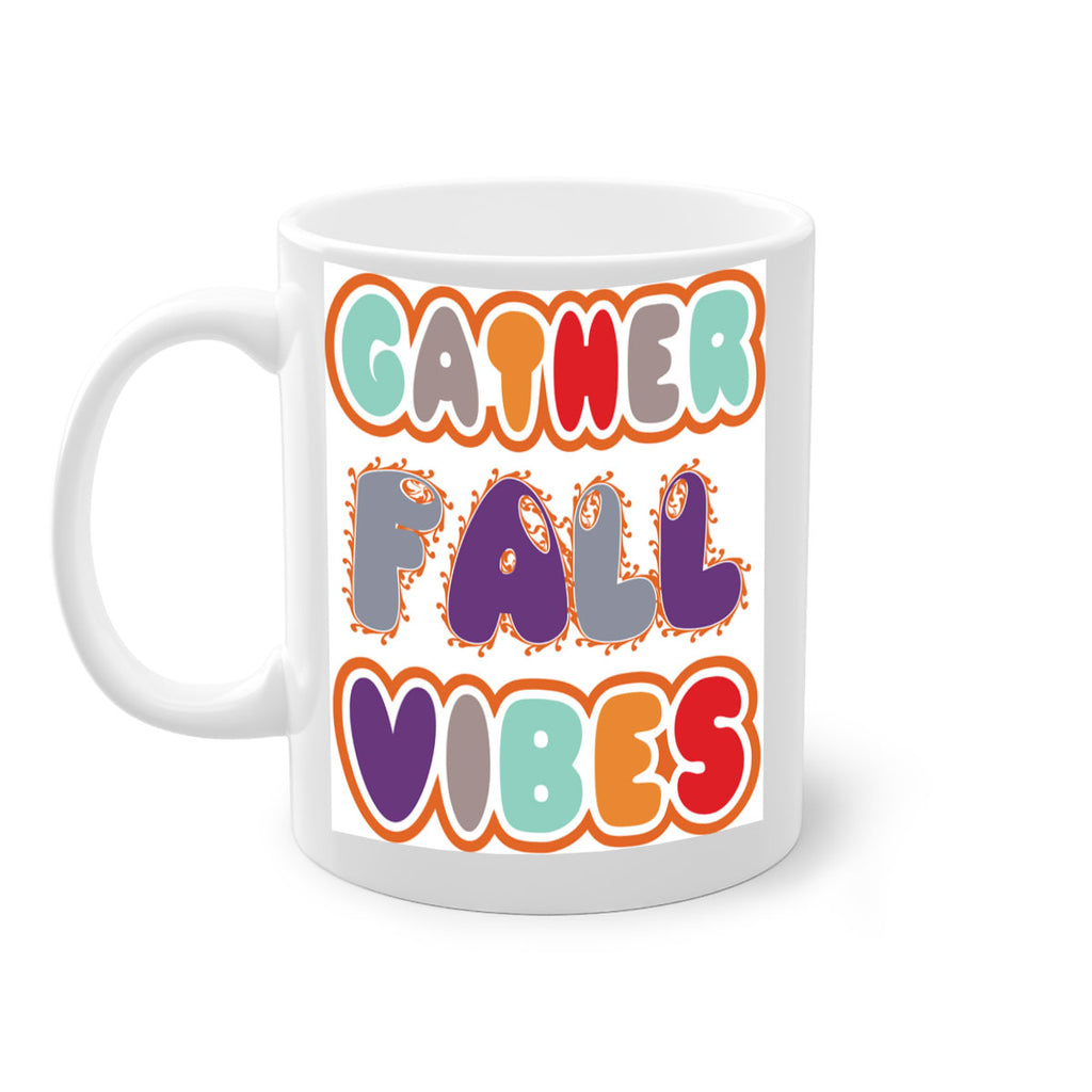 GatherFallVibesdesign 190#- fall-Mug / Coffee Cup