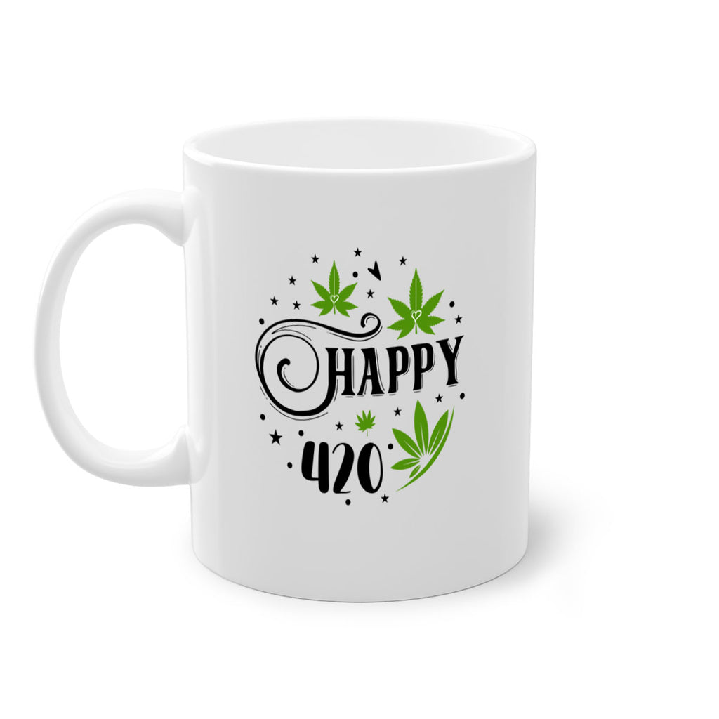 Happy 420 101#- marijuana-Mug / Coffee Cup