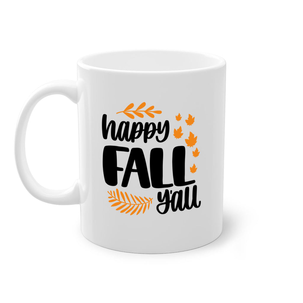 Happy Fall Yall 490#- fall-Mug / Coffee Cup