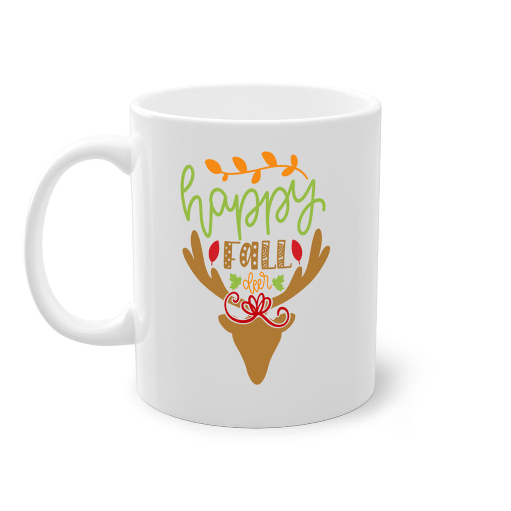 Happy Fall deer 219#- fall-Mug / Coffee Cup