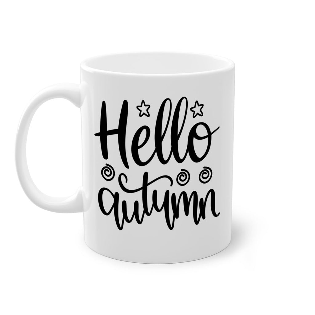Hello Autumn 270#- fall-Mug / Coffee Cup