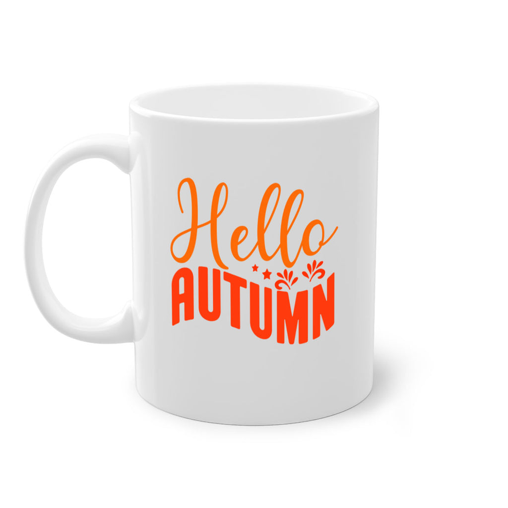 Hello Autumn Design 268#- fall-Mug / Coffee Cup