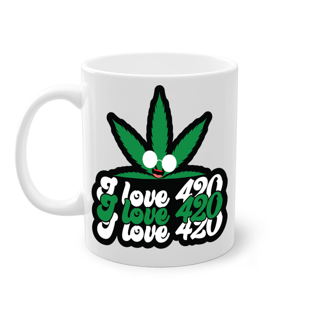 I love 420 123#- marijuana-Mug / Coffee Cup