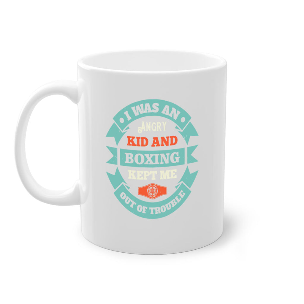 I was an angry kid and boxing kept me out of trouble 1977#- boxing-Mug / Coffee Cup