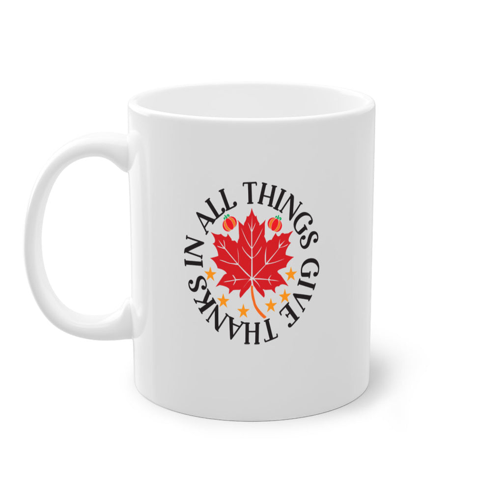 Inallthingsgivethanks 353#- fall-Mug / Coffee Cup