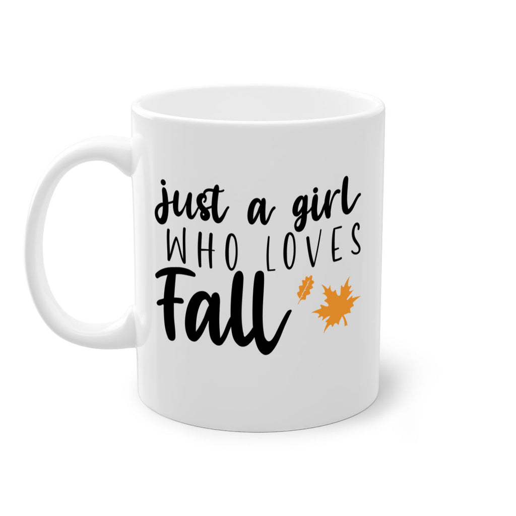 Just A Girl Who Loves Fall 380#- fall-Mug / Coffee Cup