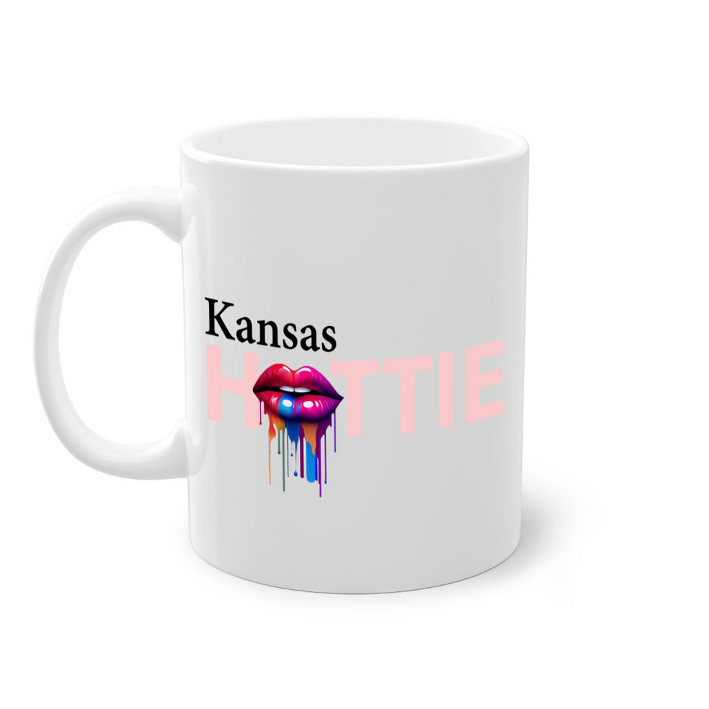 Kansas Hottie with dripping lips 16#- Hottie Collection-Mug / Coffee Cup