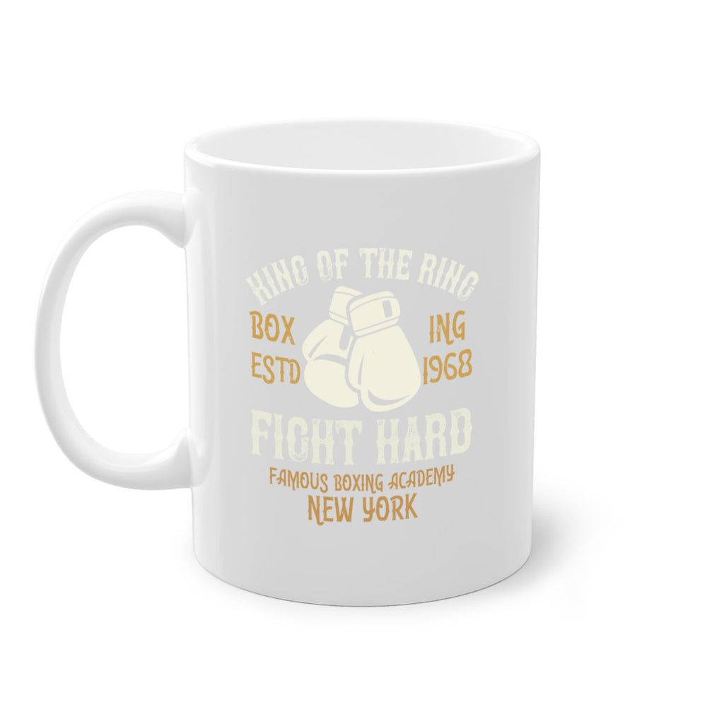 King Of The Ring Boxing Estd Fight Hard Famous Boxing Academy New York 1907#- boxing-Mug / Coffee Cup