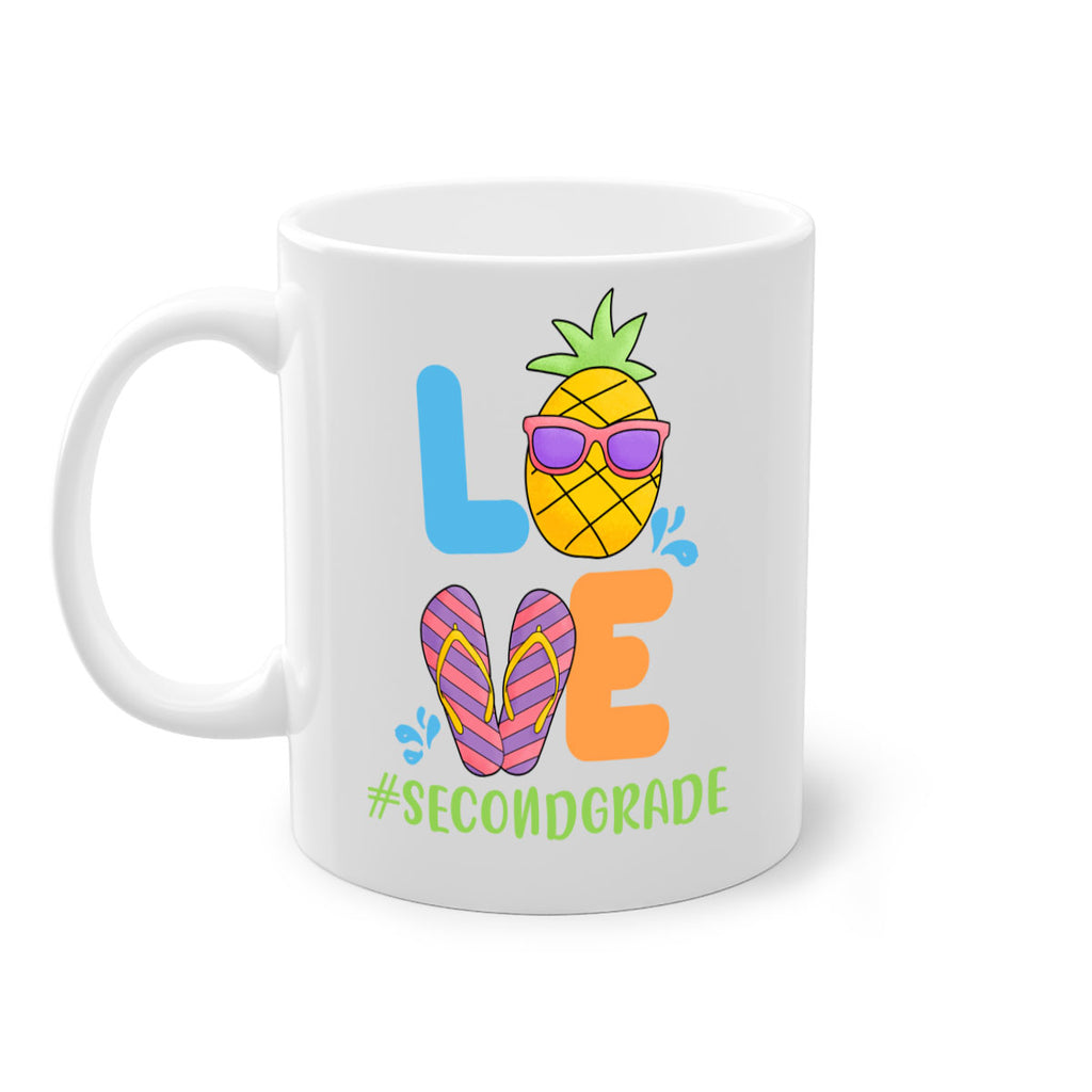 LOVE 2nd Grade Summer Pineapple 17#- second grade-Mug / Coffee Cup