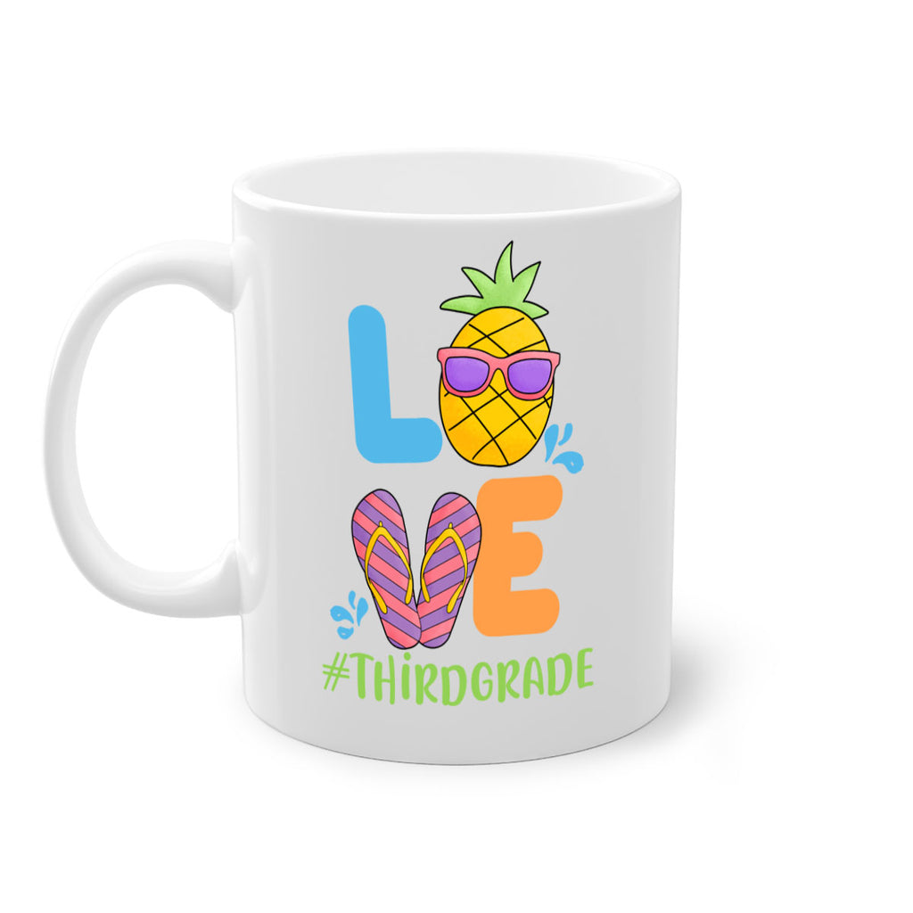 LOVE 3rd Grade Summer Pineapple 17#- Third Grade-Mug / Coffee Cup