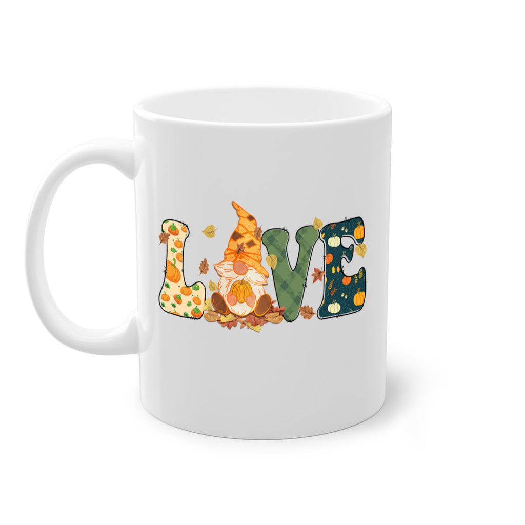 LOVEFallAutumnGnome 415#- fall-Mug / Coffee Cup