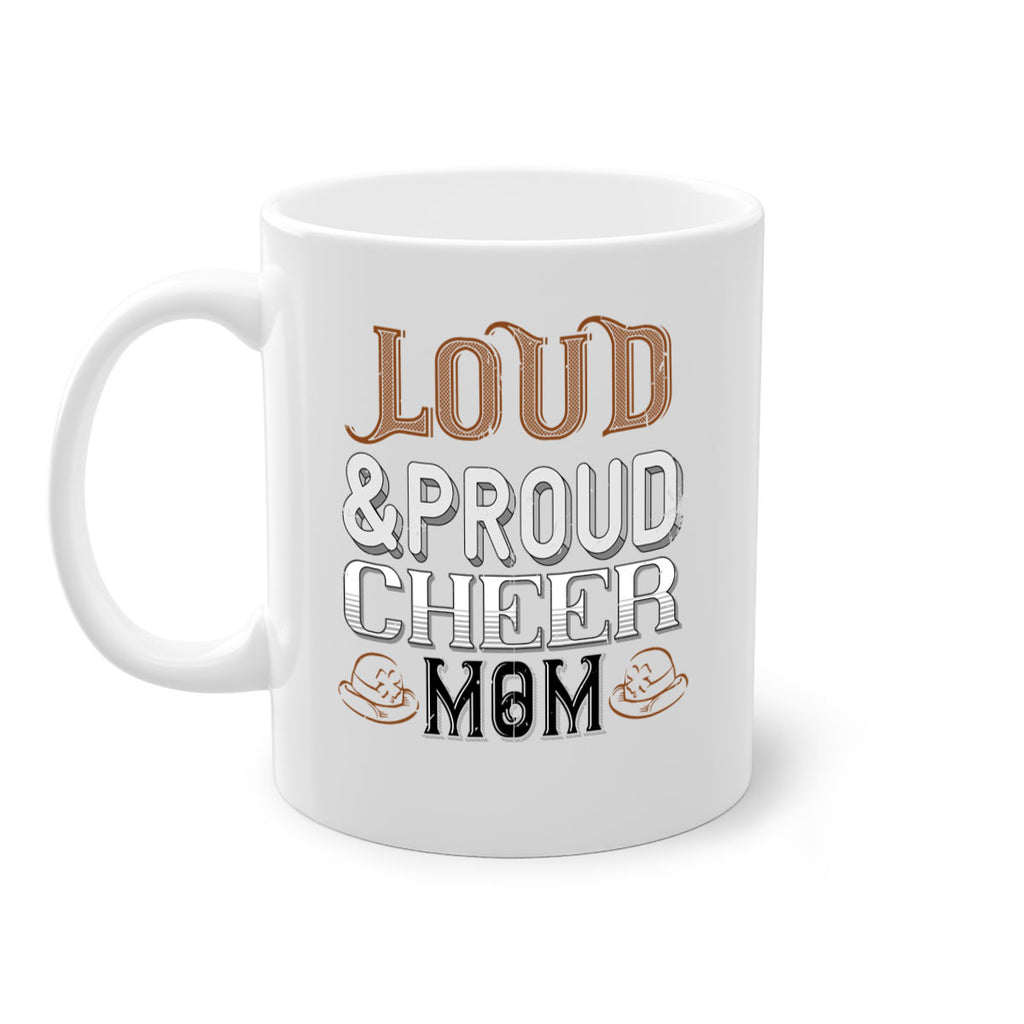 Loud proud cheer mom 763#- football-Mug / Coffee Cup