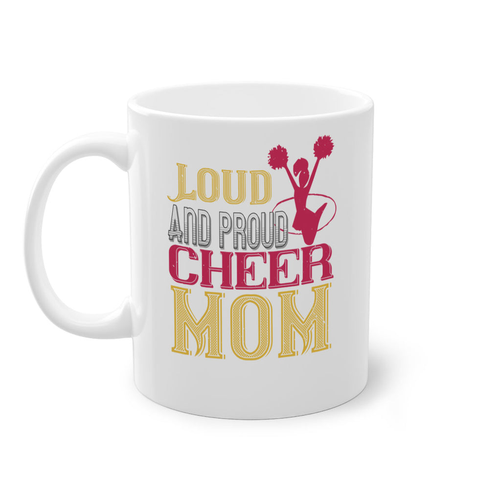 Loud proud cheer mom 764#- football-Mug / Coffee Cup