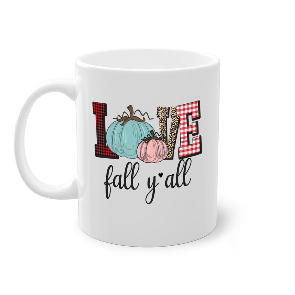 Love Fall Yall 409#- fall-Mug / Coffee Cup