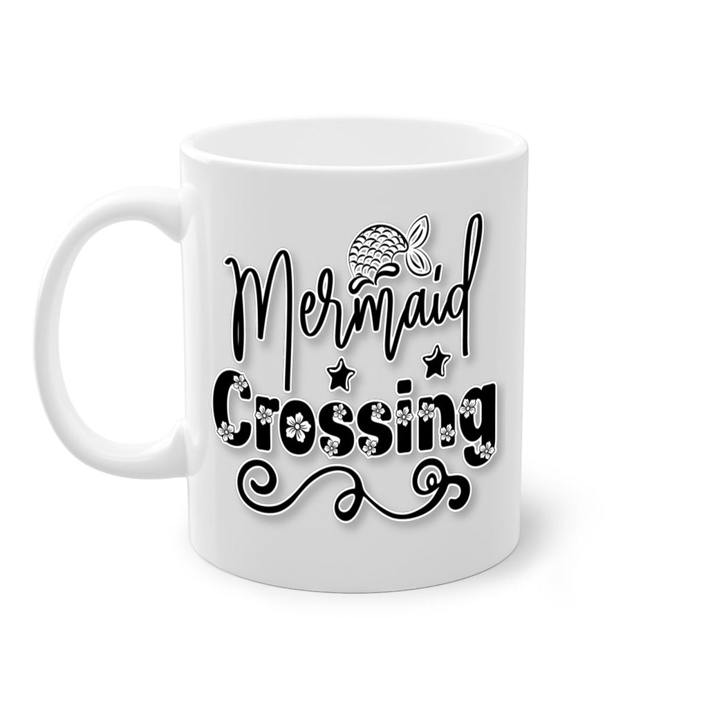 Mermaid Crossing 400#- mermaid-Mug / Coffee Cup