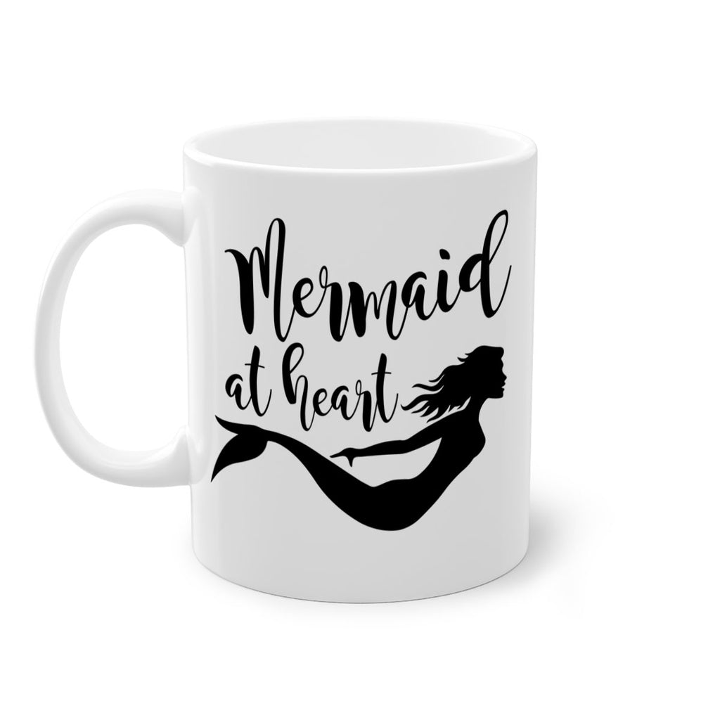 Mermaid at heart 395#- mermaid-Mug / Coffee Cup