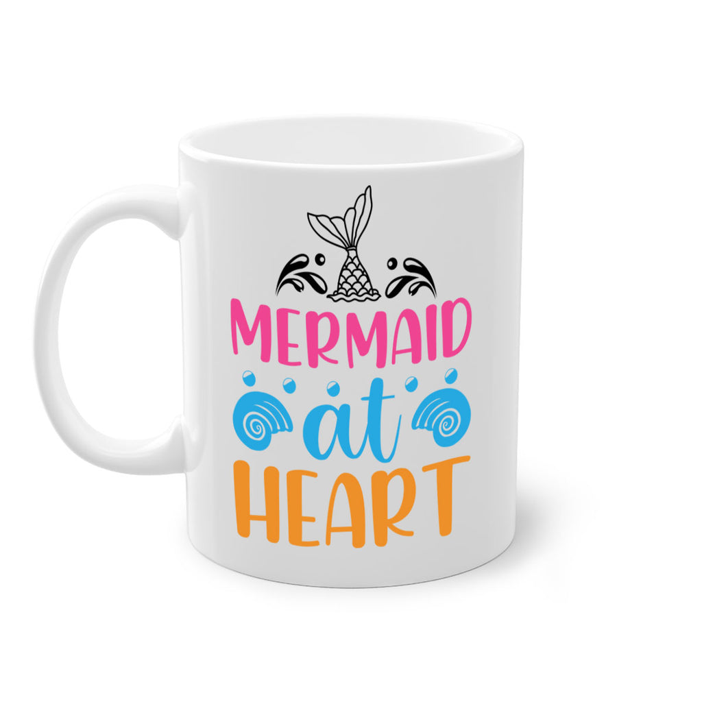 Mermaid at heart Design 396#- mermaid-Mug / Coffee Cup