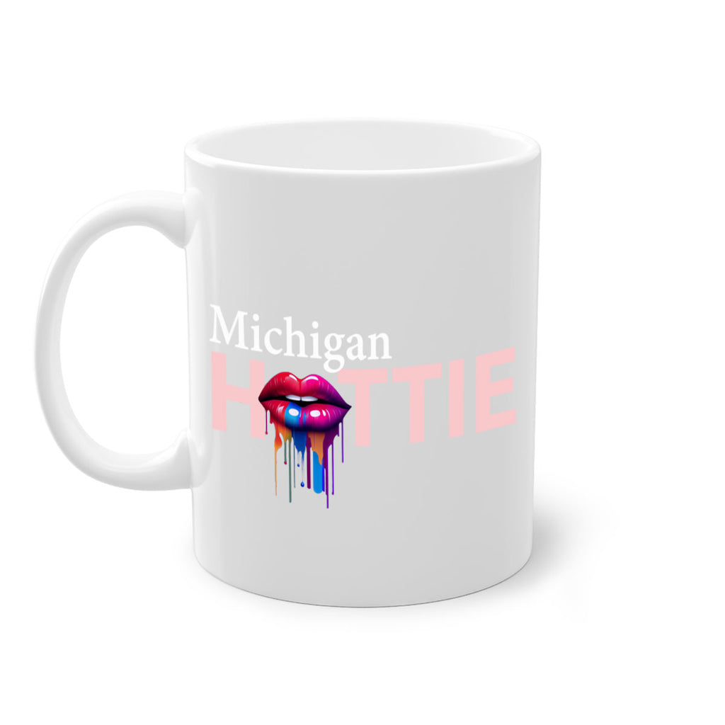 Michigan Hottie with dripping lips 96#- Hottie Collection-Mug / Coffee Cup