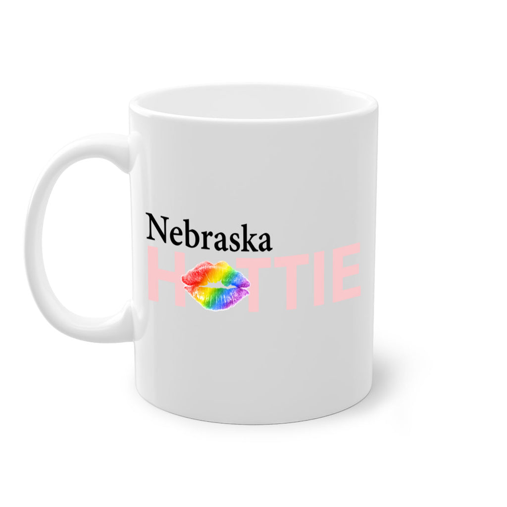 Nebraska Hottie with rainbow lips 27#- Hottie Collection-Mug / Coffee Cup