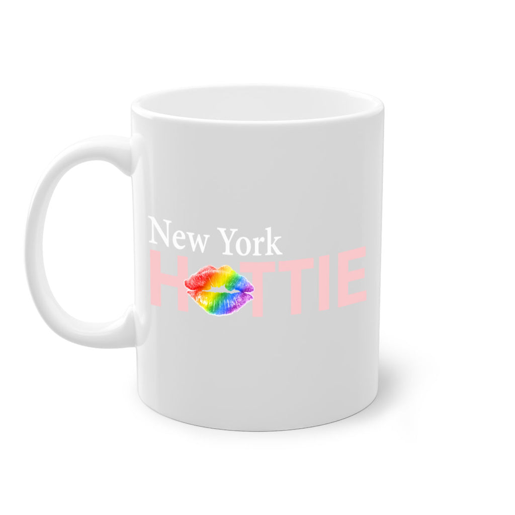 New York Hottie with rainbow lips 83#- Hottie Collection-Mug / Coffee Cup