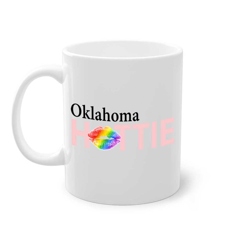 Oklahoma Hottie with rainbow lips 36#- Hottie Collection-Mug / Coffee Cup