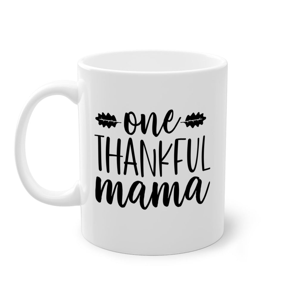 One Thankful Mama 464#- fall-Mug / Coffee Cup