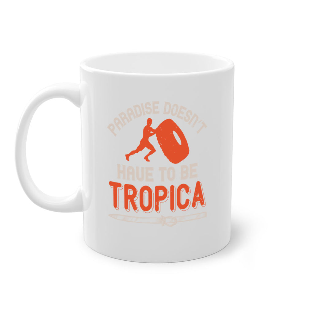 Paradise doesn’t have to be tropica 600#- ski-Mug / Coffee Cup