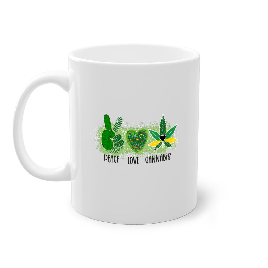 Peace Love Cannabis 215#- marijuana-Mug / Coffee Cup