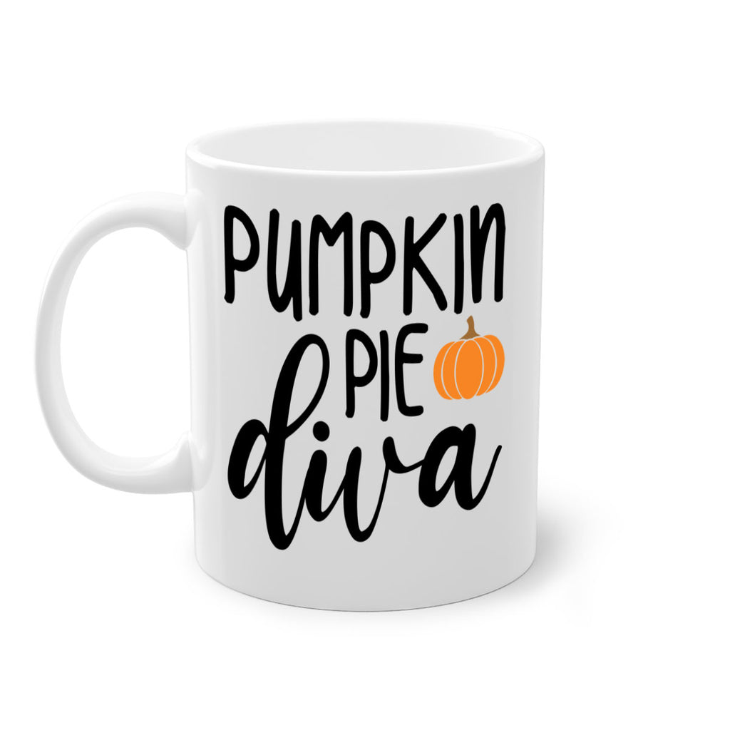 Pumpkin Pie Diva 532#- fall-Mug / Coffee Cup